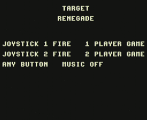Скриншот игры «Target Renegade» для приставки Эльф