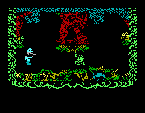 Скриншот игры «Робин в лесу» для приставки Эльф