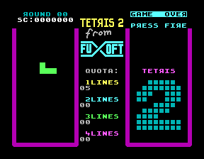 Скриншот игры «Tetris 2» для приставки Эльф