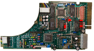 Расположение перемычек на плате контроллера Teac версии 099 для подключения к ZX-Spectrum