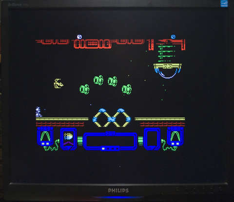 Скриншот с монитора, подключенного через плату RGB-VGA
