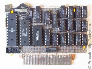 ZX-Multicard с часами на VT82885