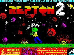 Заставка игры Repton 2
