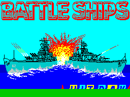 Заставка игры Battle Ships