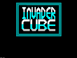 Заставка игры Invader Cube