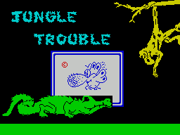 Заставка игры Jungle Trouble