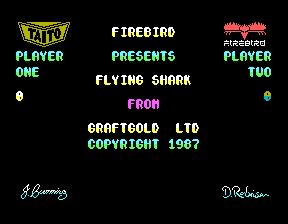 Скриншот игры «Fly Shark» для приставки Эльф