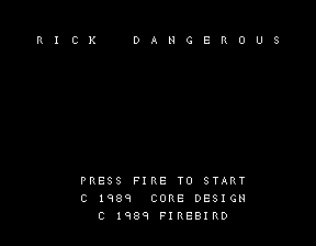 Скриншот игры «Rick Dangerous (Опасный Рик)» для приставки Эльф