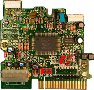 Расположение перемычек на плате контроллера Teac версии 142 для подключения к ZX-Spectrum