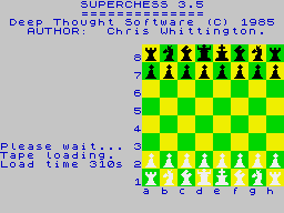 Заставка игры Super Chess 3.5