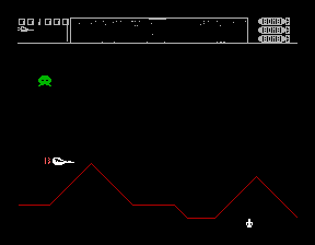 Скриншот игры «Пилот» для приставки Эльф