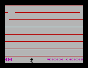 Скриншот игры «Прыткий Джо» для приставки Эльф
