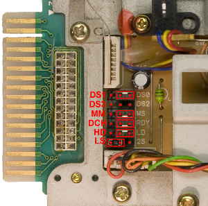 Конфигурация перемычек Mitsumi D509V3 при подключении к ZX-Spectrum