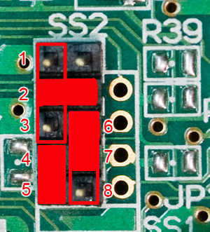 Установка перемычек дисковода Epson SD-700 для работы с ZX-Spectrum