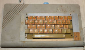 Компьютер «Квант» с самодельной герконовой клавиатурой