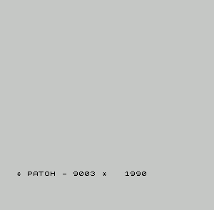 Стартовая заставка компьютера Ратон-9003
