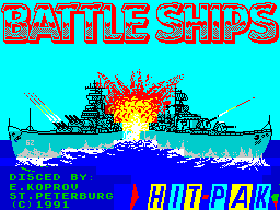 Заставка игры Battle Ships